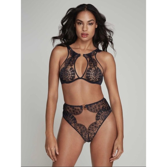 Combinaison Dentelle Agent Provocateur 'Rackel' - Noir - Taille UK8/FR36 - Neuf Avec étiquettes